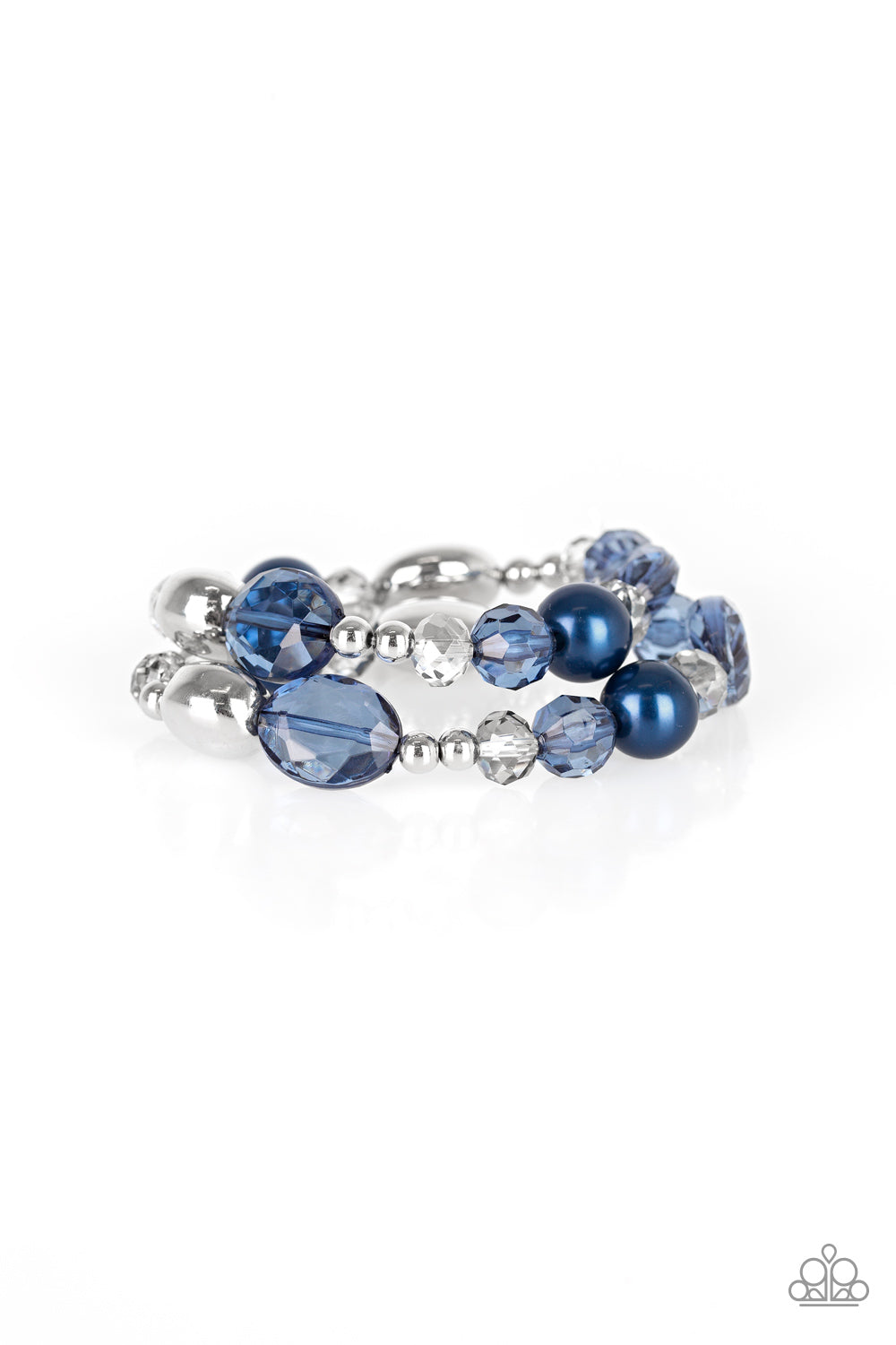 Downtown Dazzle - Blue bracelet -Vintage