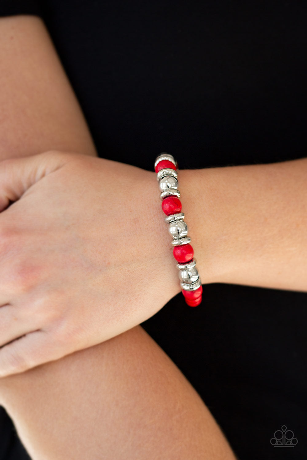 Across The Mesa - Red bracelet-Vintage