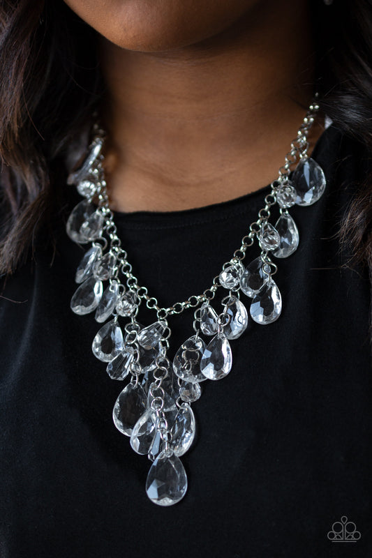 Irresistible Iridescence - White necklace