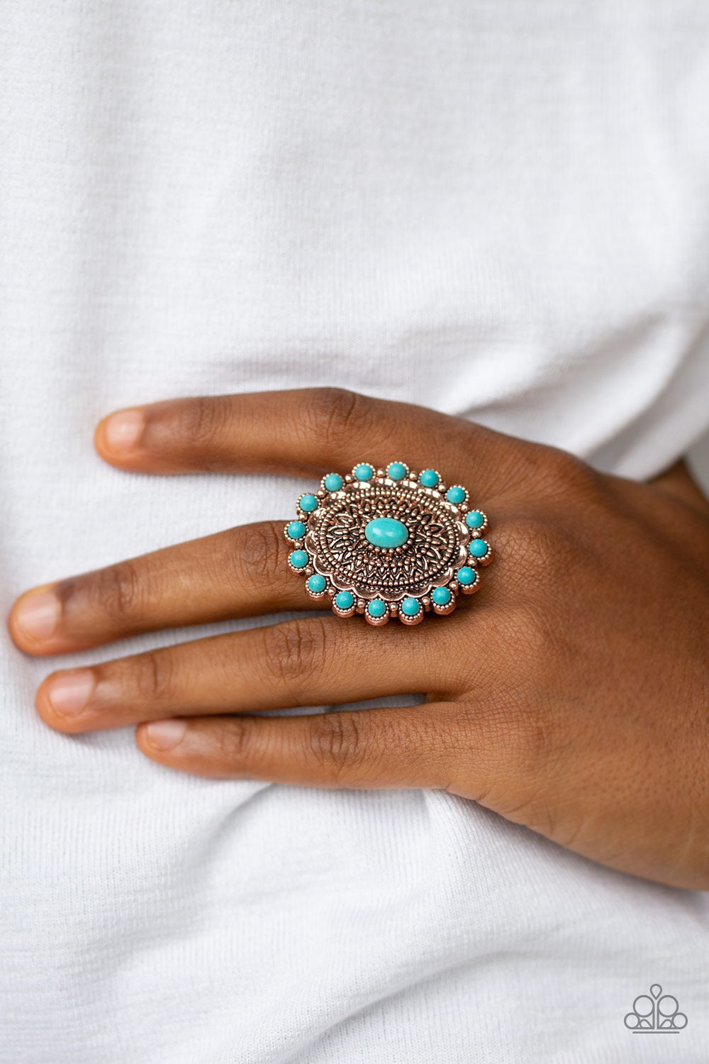 Mesa Mandala - Copper ring-Vintage