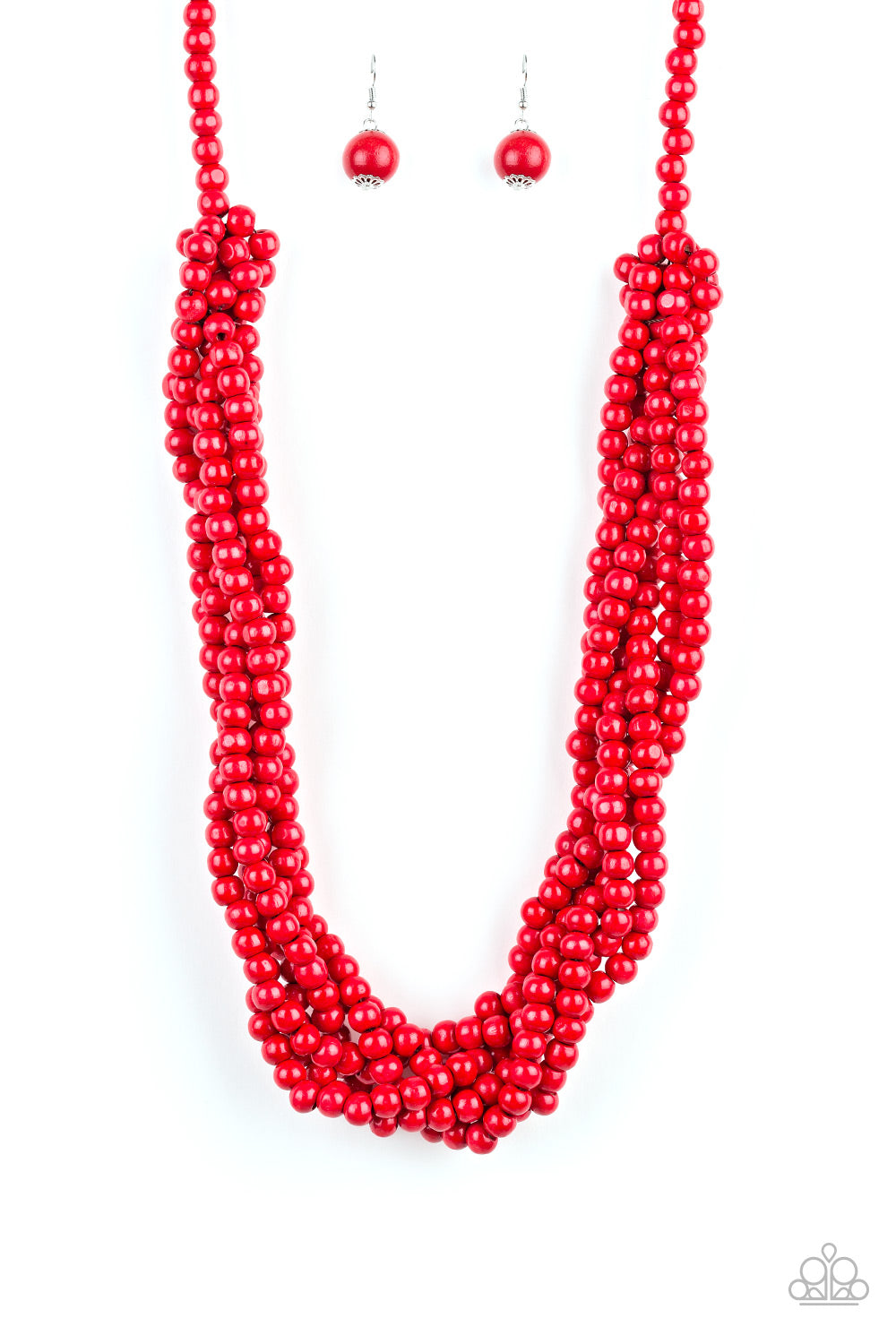 Tahiti Tropic - Red necklace