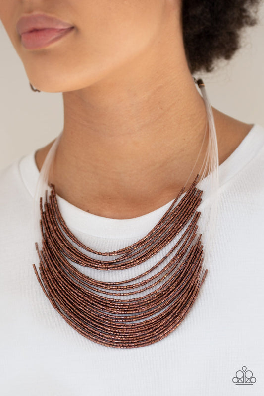 Catwalk Queen - Copper necklace