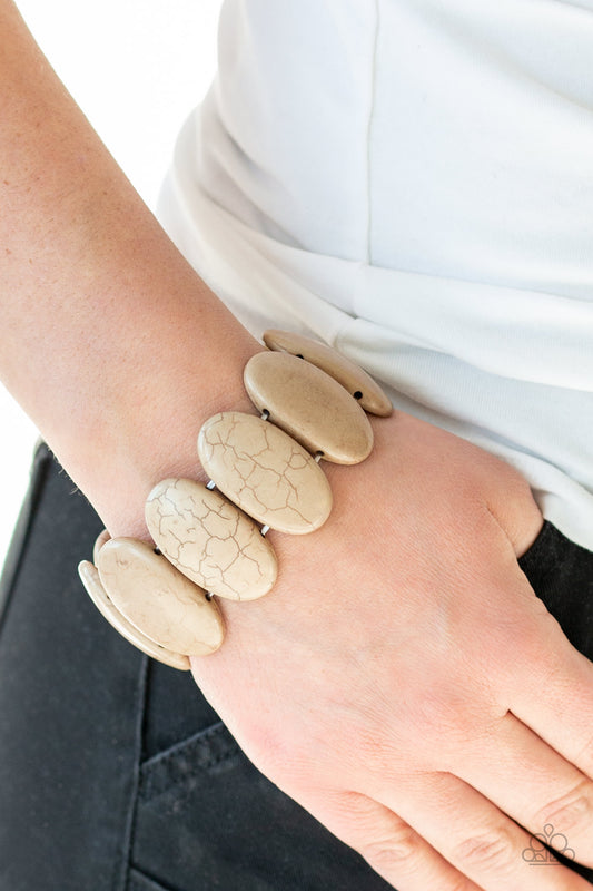 Dramatically Nomadic - Brown bracelet-Vintage