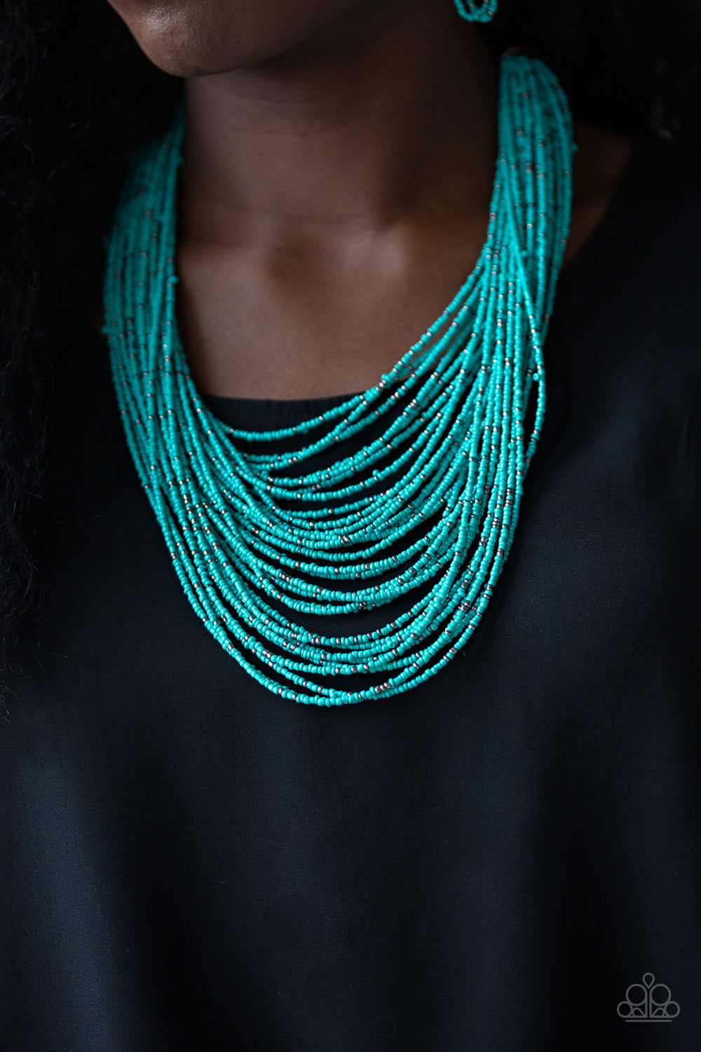 Rio Rainforest - Blue necklace