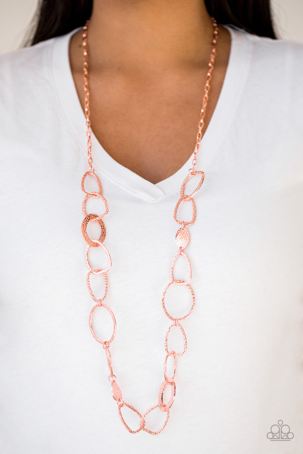 Metro Nouveau - Copper necklace