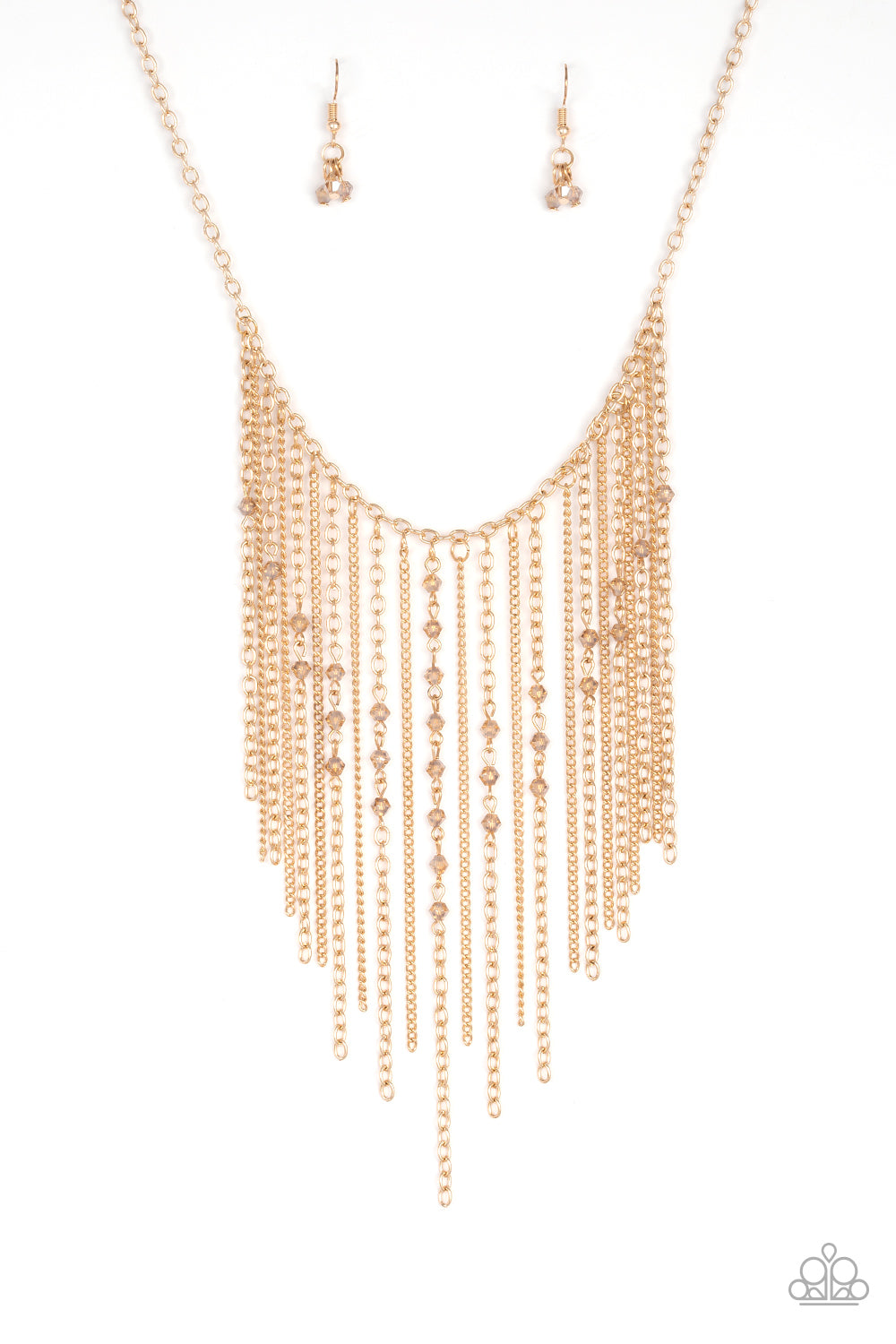 First Class Fringe - Gold necklace