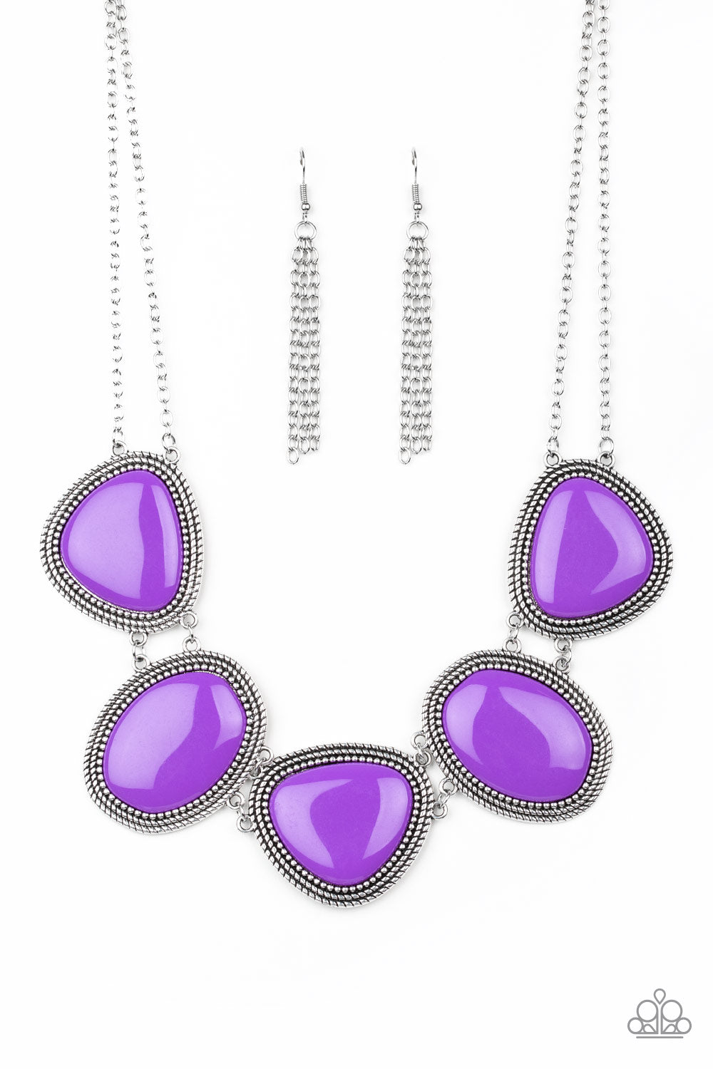 Viva La VIVID - Purple necklace-Vintage