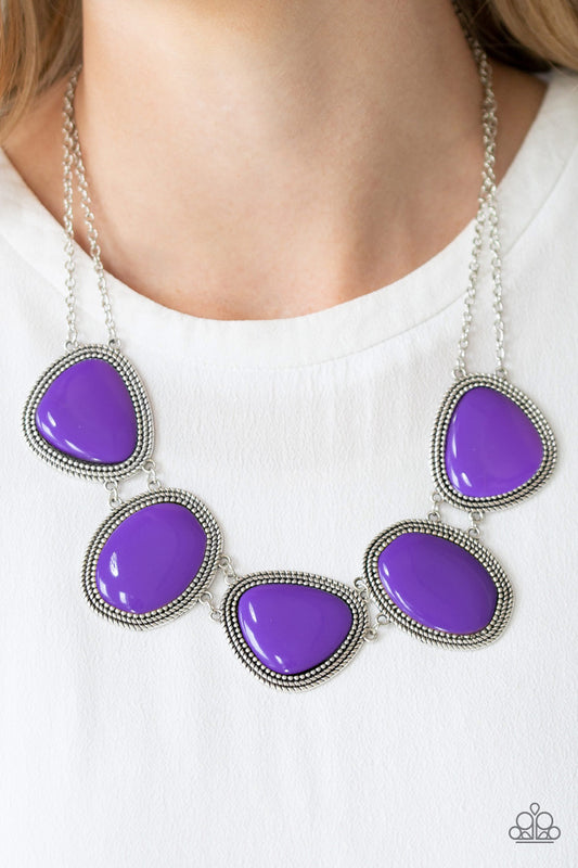 Viva La VIVID - Purple necklace-Vintage