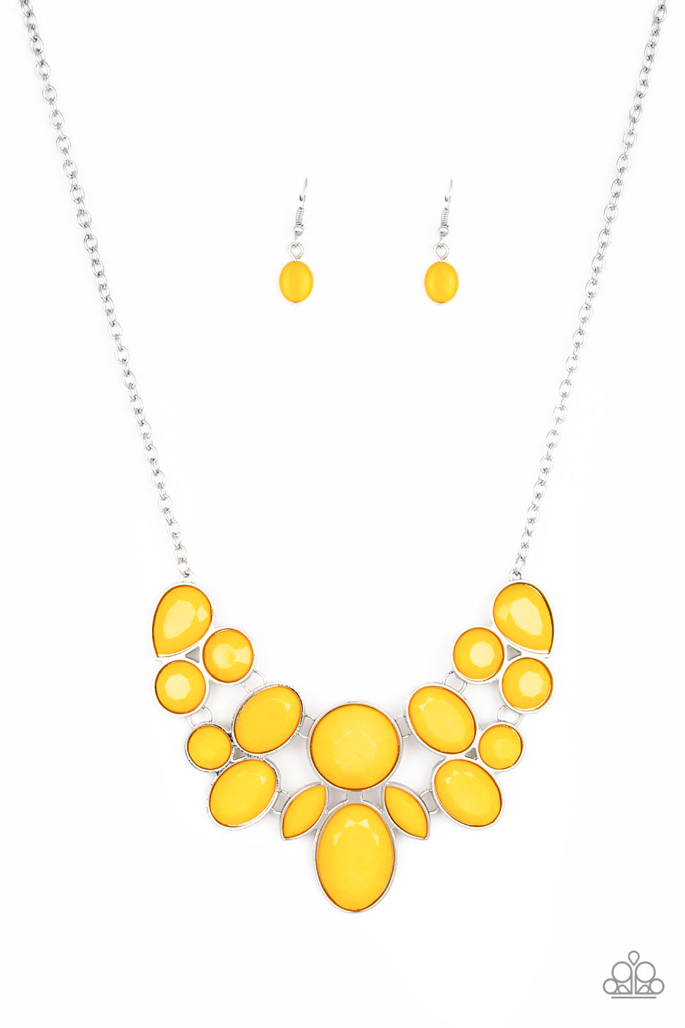 Demi-Diva - Yellow necklace -Vintage