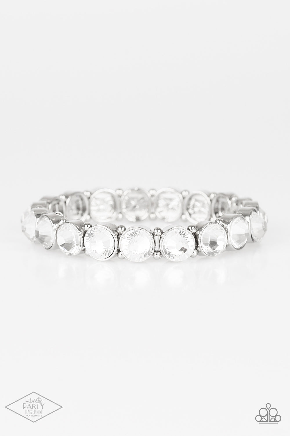 Sugar-Coated Sparkle - White bracelet