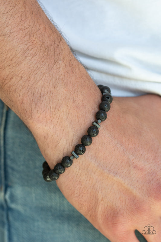 Renewed - Black bracelet-Vintage