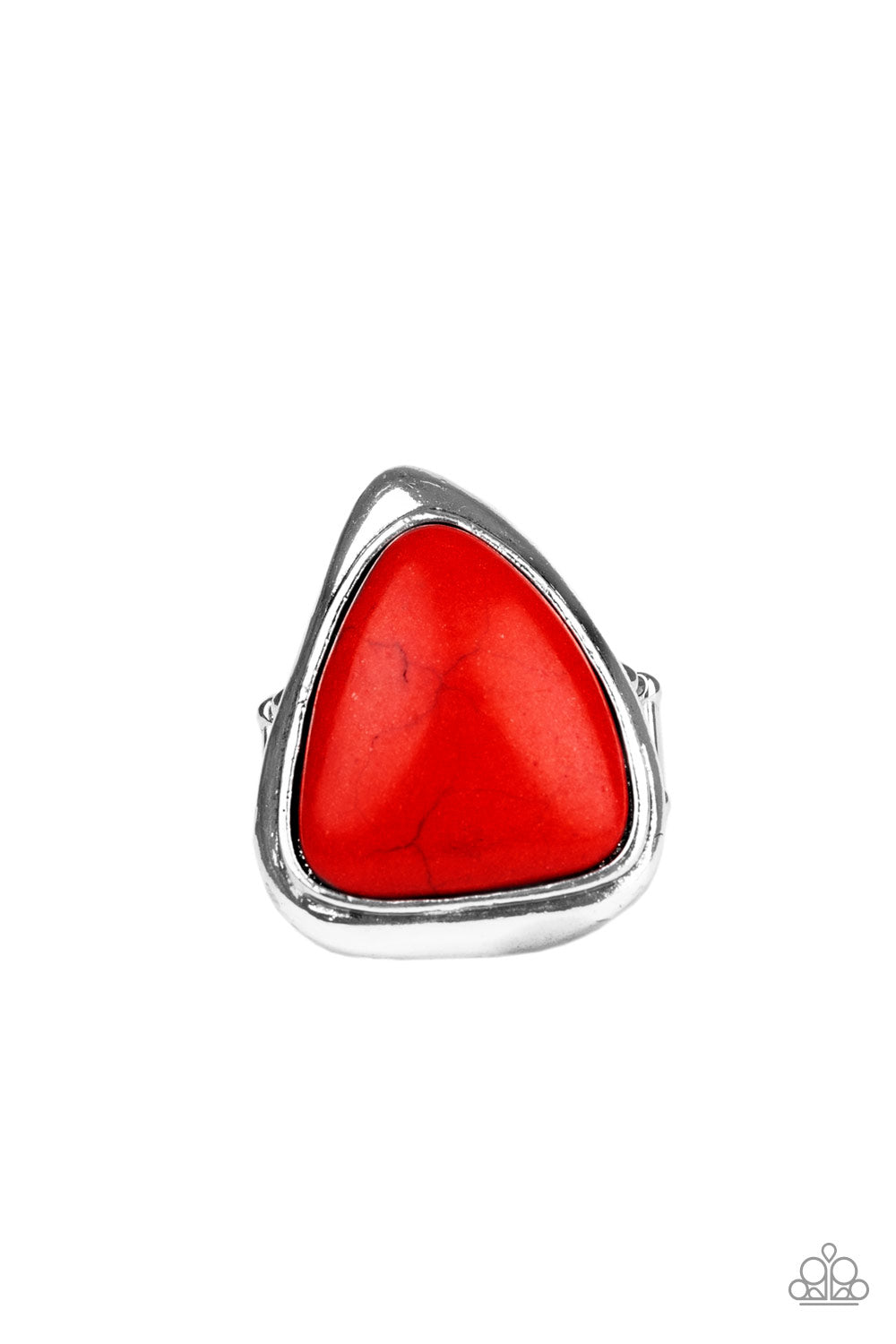 Stone Scene - Red ring -Vintage