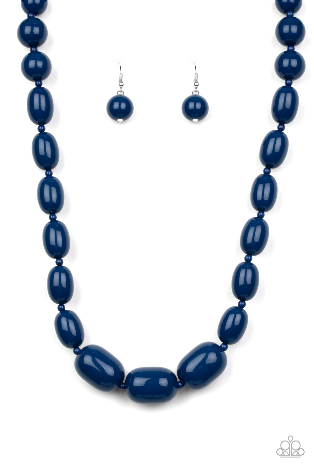 Poppin Popularity - Blue necklace-Vintage