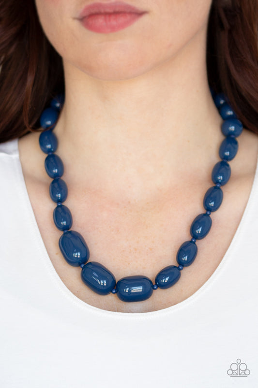 Poppin Popularity - Blue necklace-Vintage