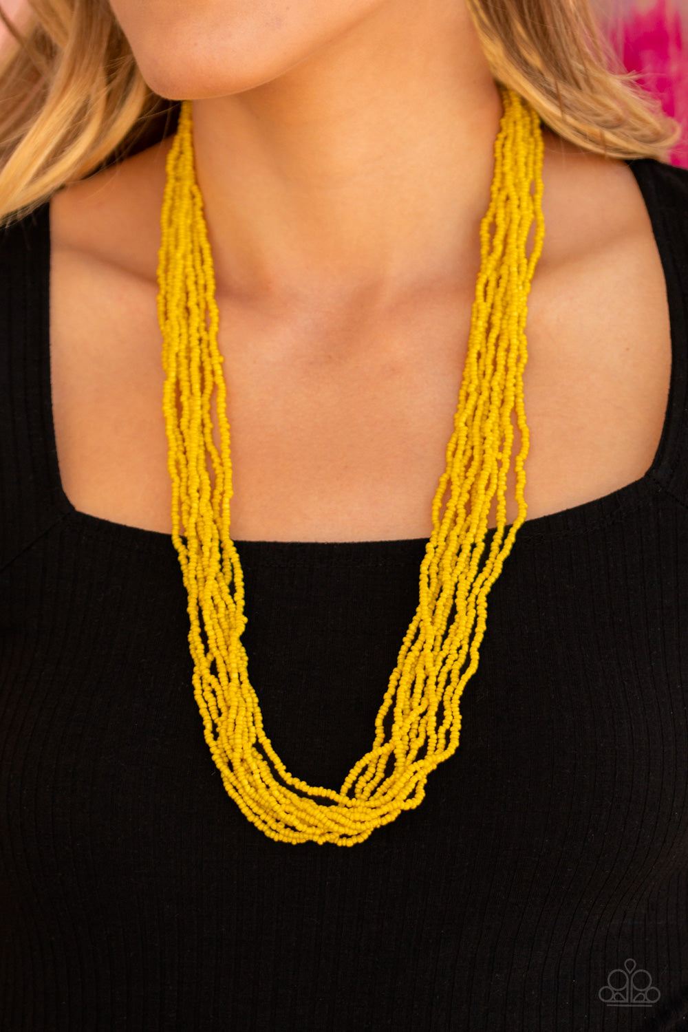 Congo Colada - Yellow necklace