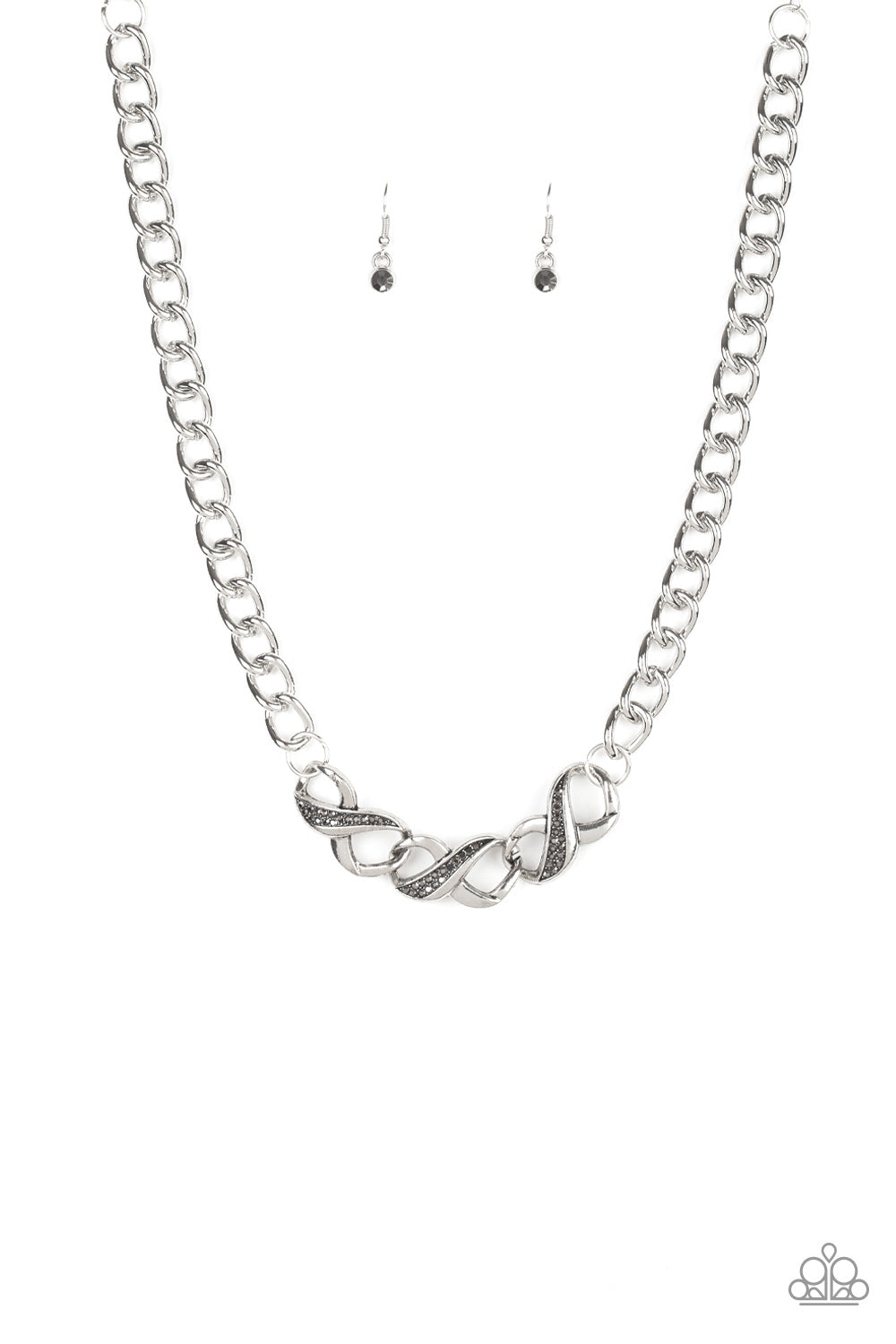 Infinite Impact - Silver necklace