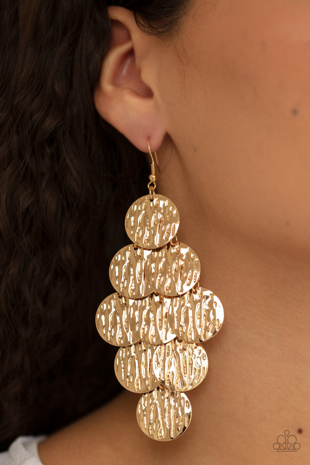 Uptown Edge - Pendientes de oro - Vintage