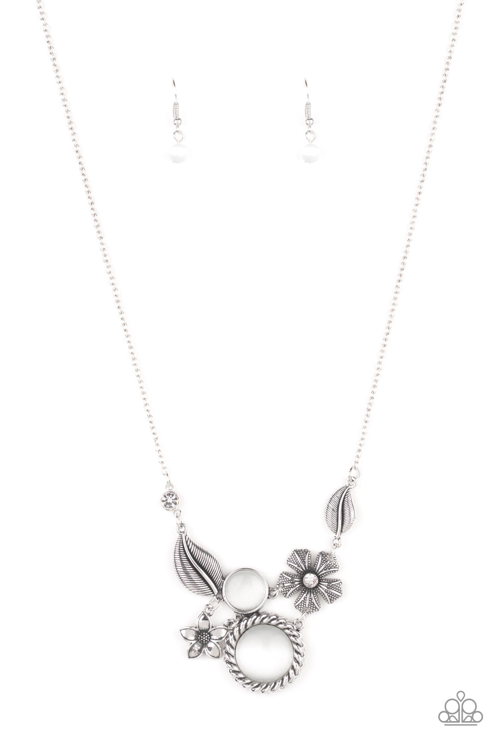 Exquisitely Eden - White necklace