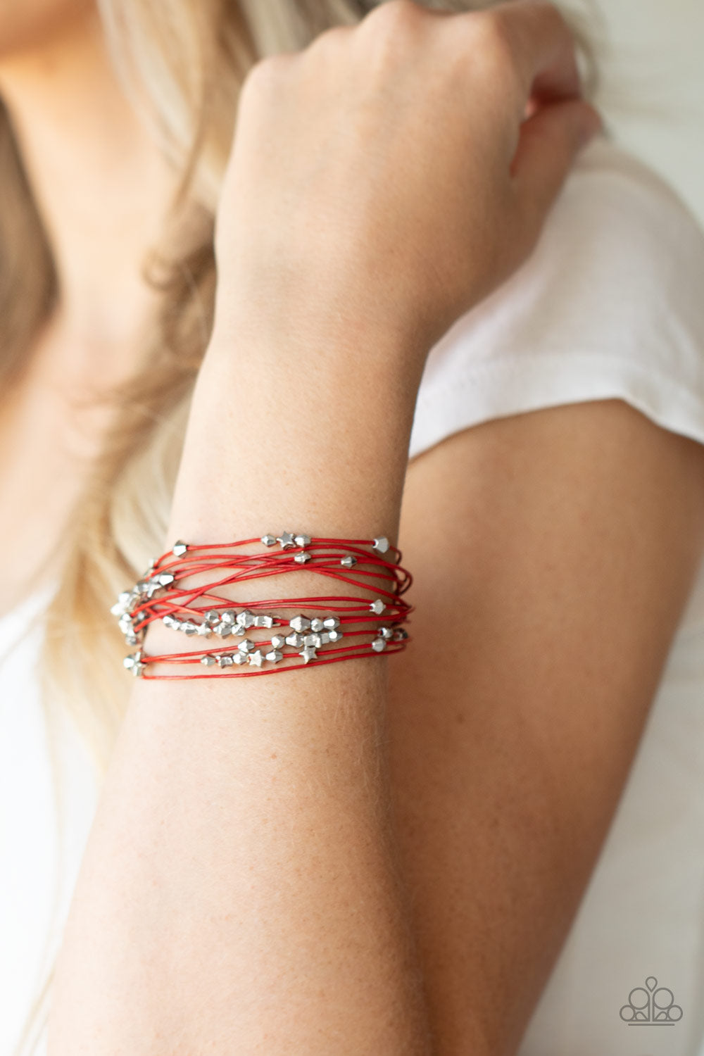 Star-Studded Affair - Red bracelet