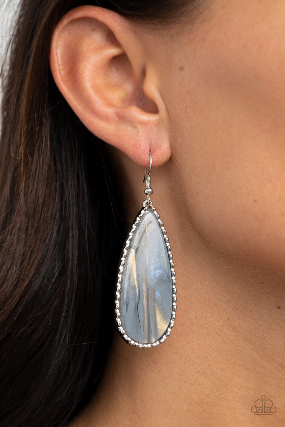 Ethereal Eloquence - Silver earring-Vintage