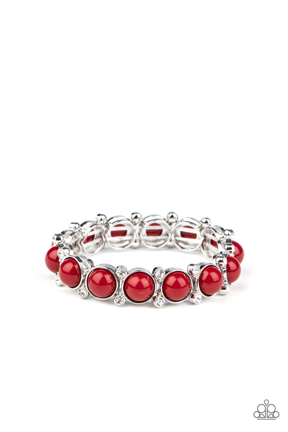 Flamboyantly Fruity - Red bracelet