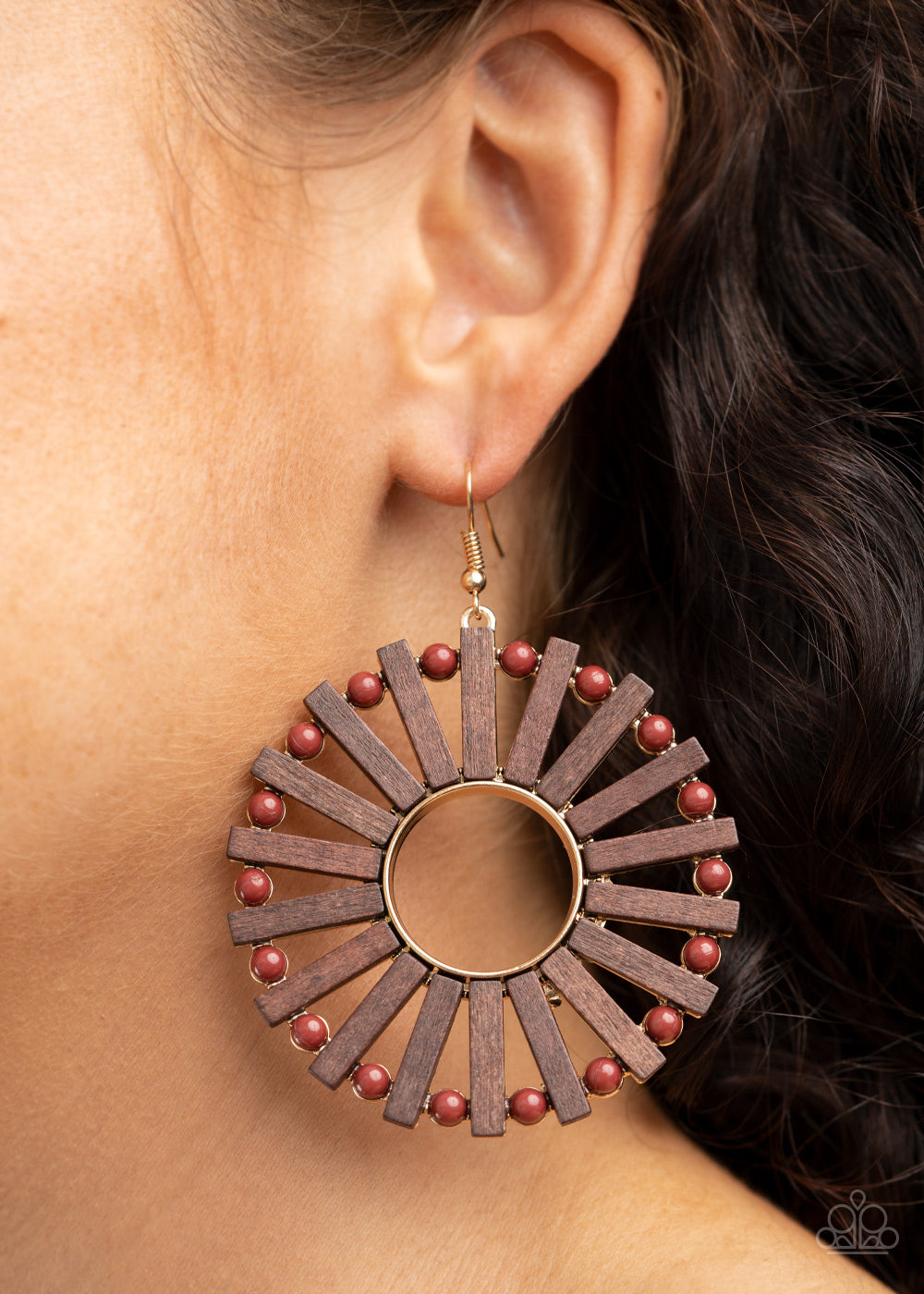 Solar Flare - Brown earrings