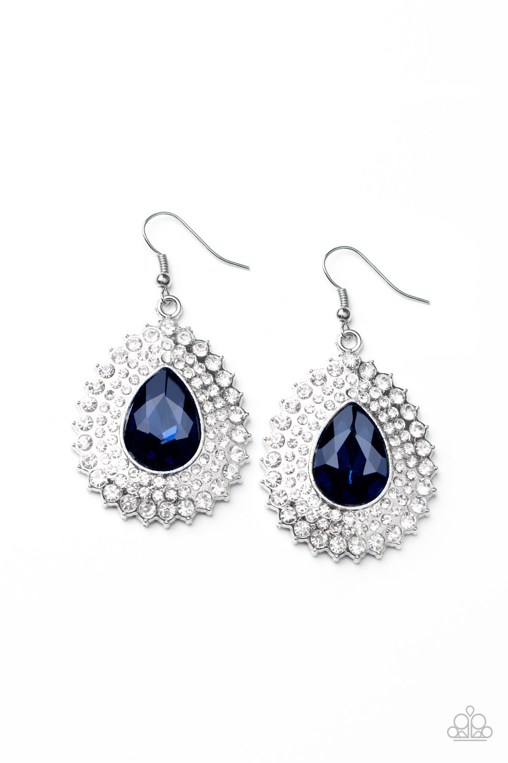 Exquisitely Explosive - Blue earrings