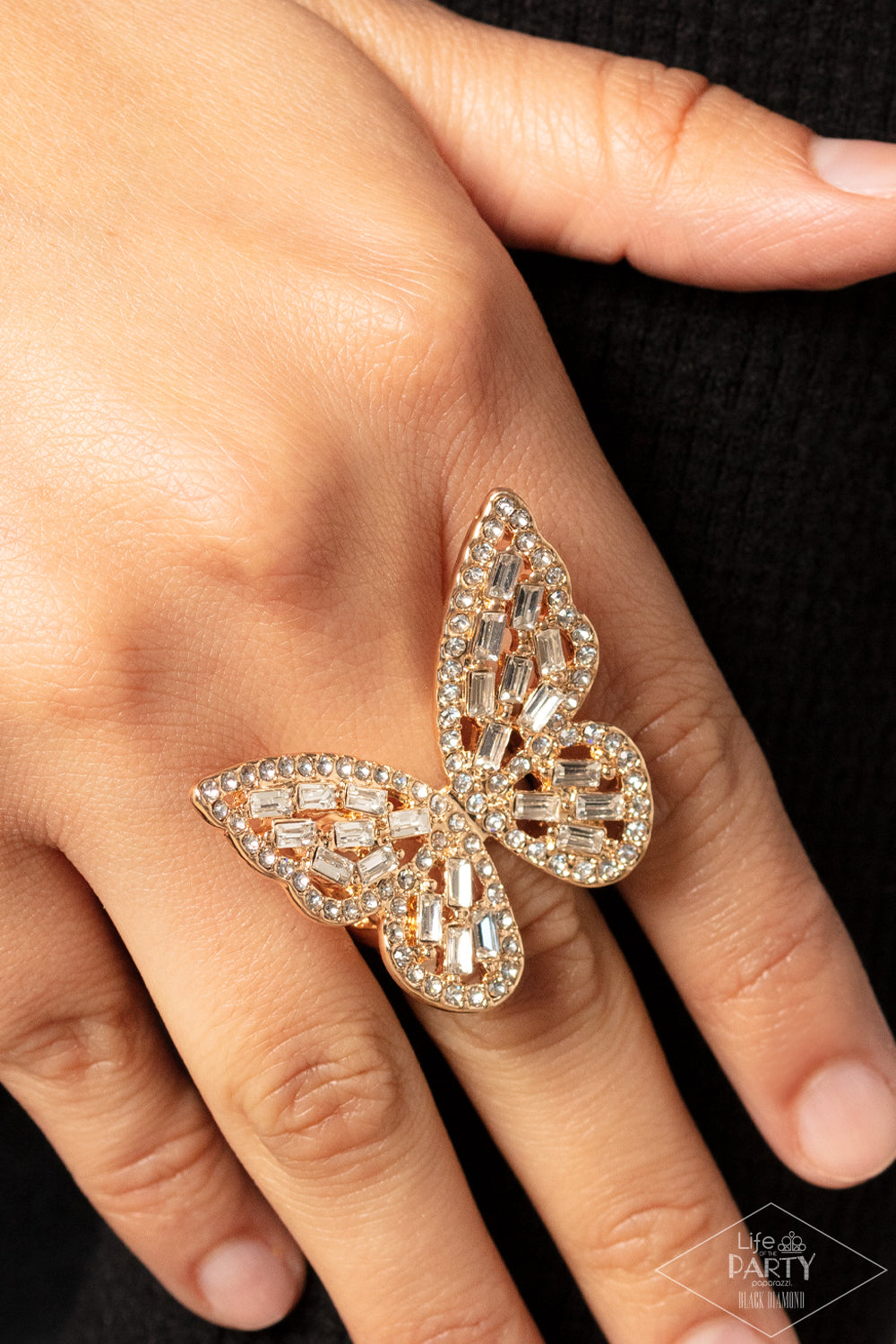 Flauntable Flutter - Gold ring