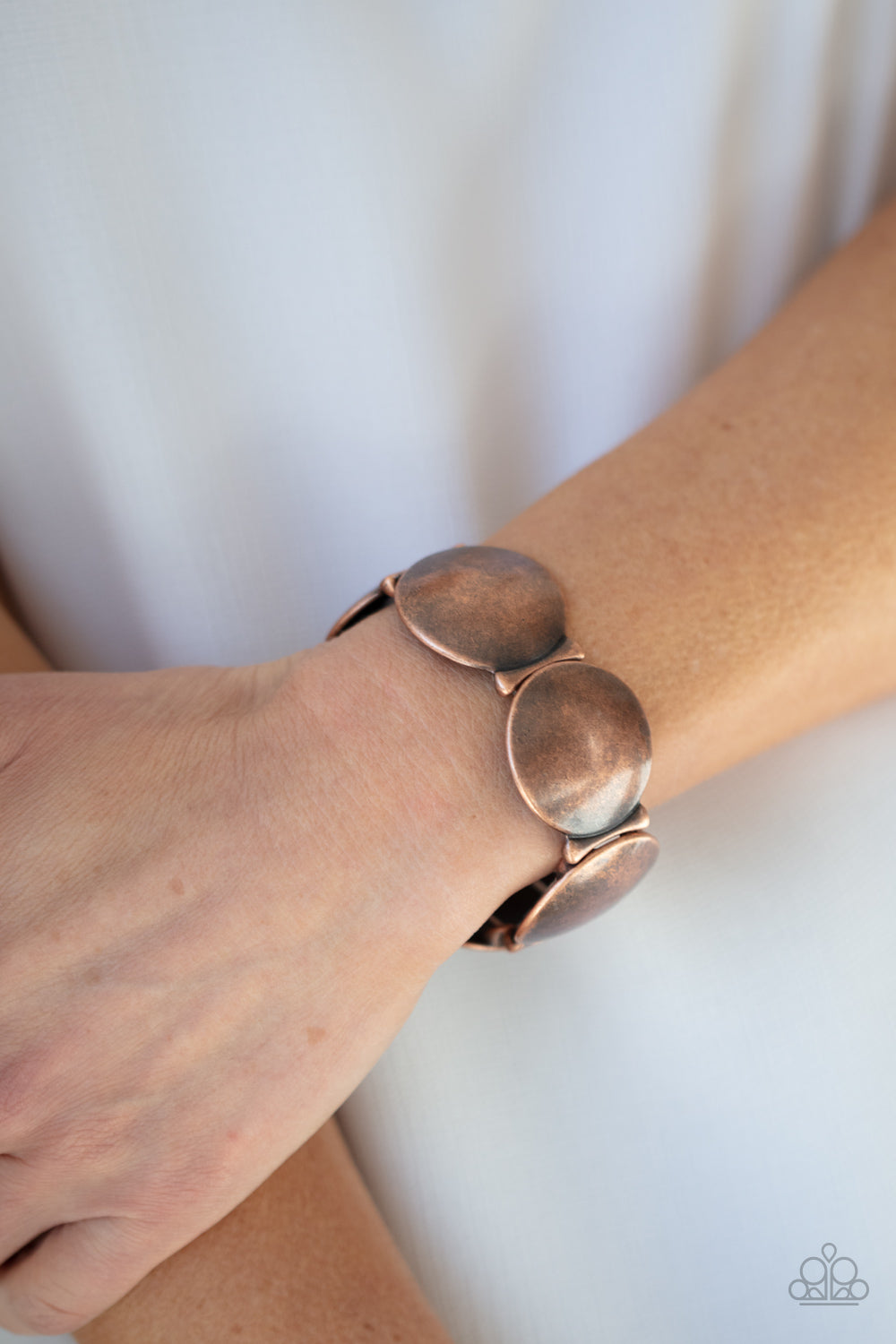 Going, Going, GONG! - Copper bracelet