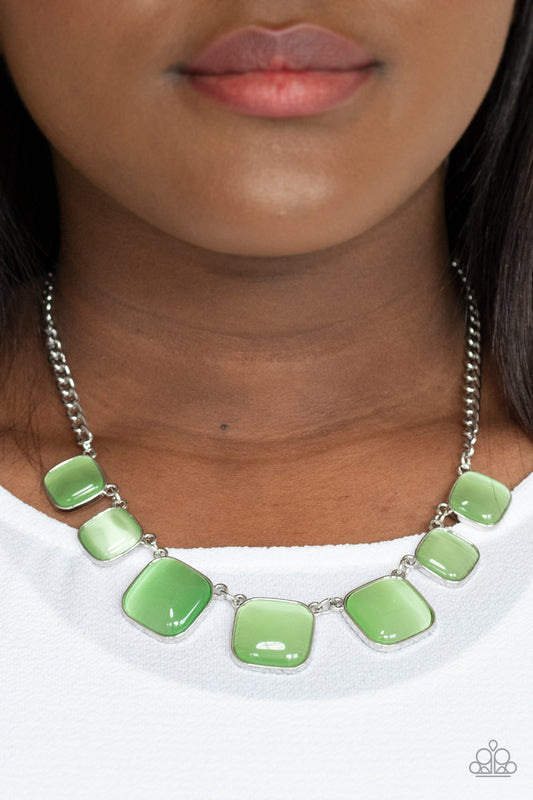 Aura Allure - Green necklace