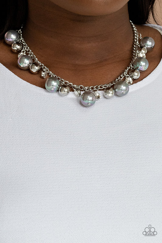 Galactic Gala - Silver necklace