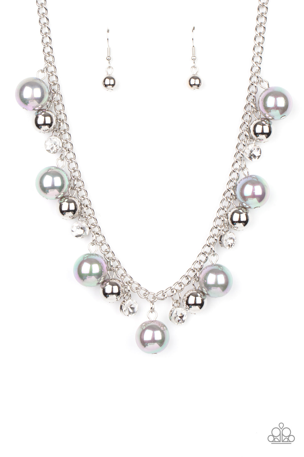 Galactic Gala - Silver necklace