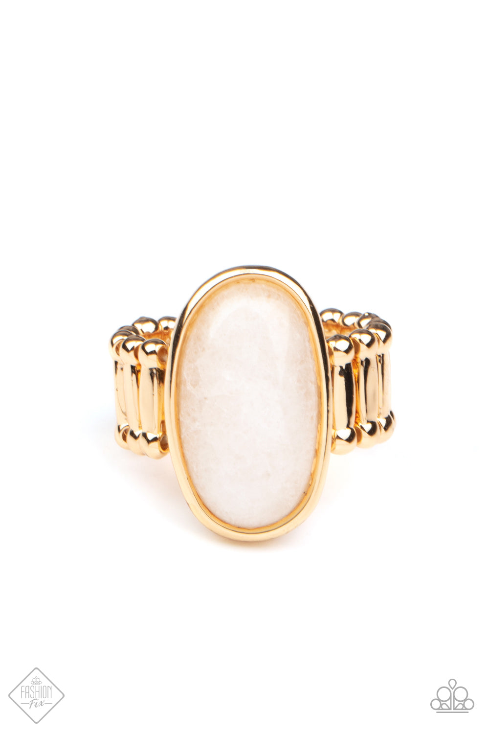 Mystical Mantra - Gold ring -fashion fix