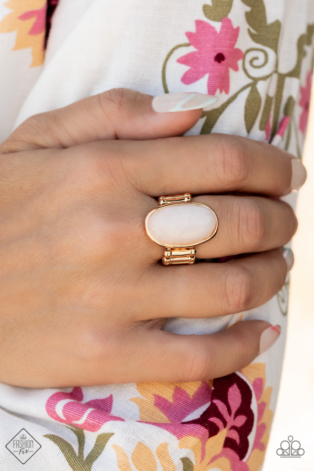 Mystical Mantra - Gold ring -fashion fix