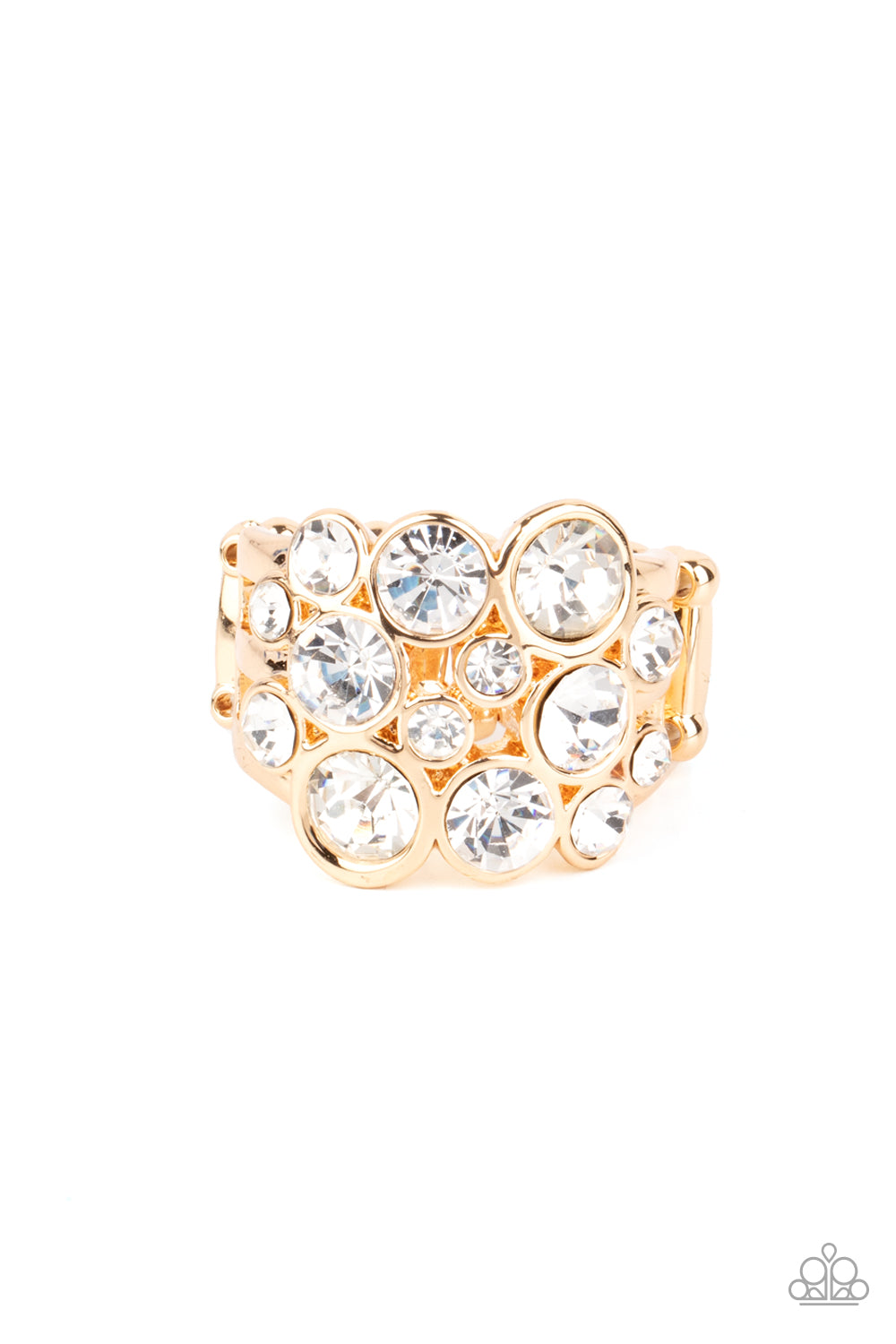 Bubbling Bravado -gold ring