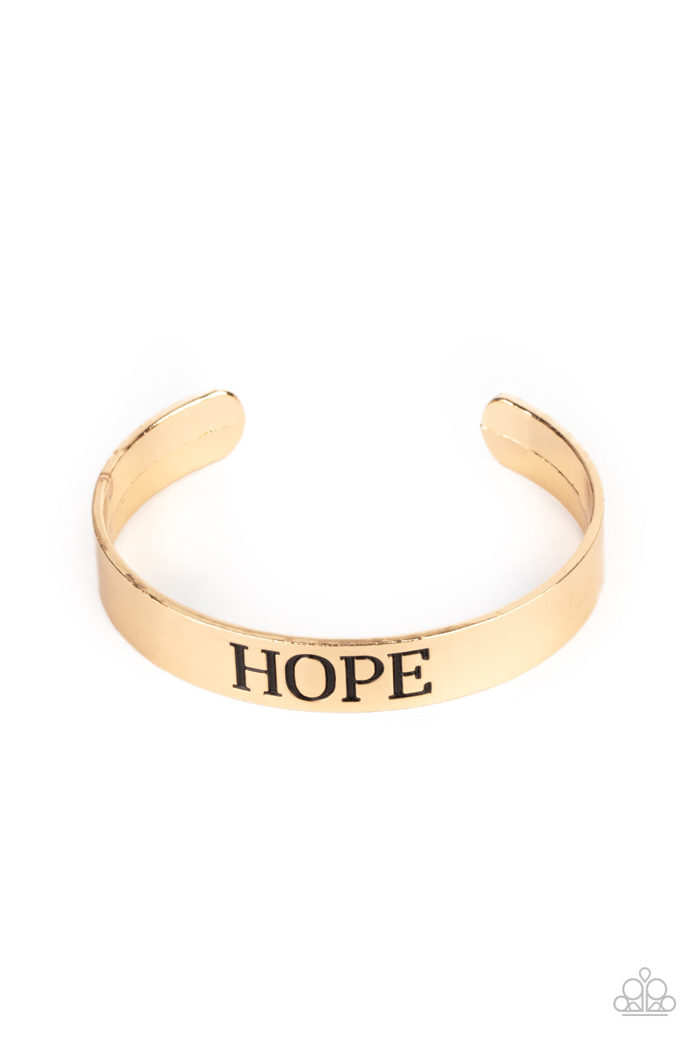 Hope Makes The World Go Round - Gold bracelet