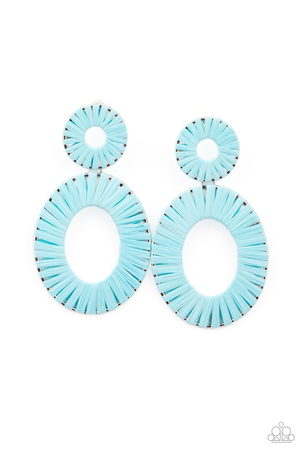 Foxy Flamenco - Blue earrings