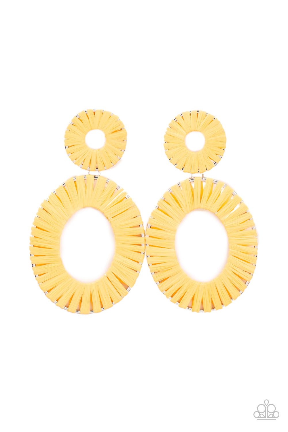 Foxy Flamenco - Yellow earrings