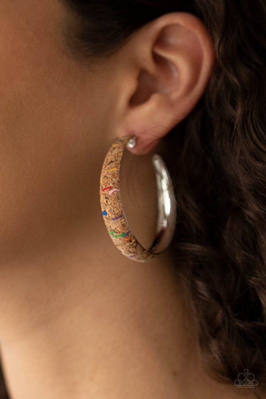 A CORK In The Road - Multi earrings