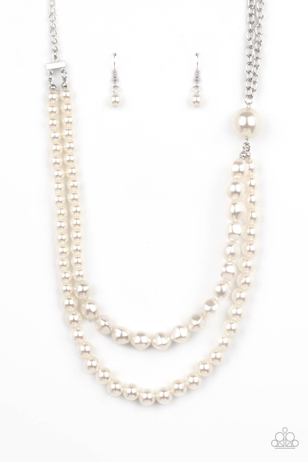 Remarkable Radiance - White necklace