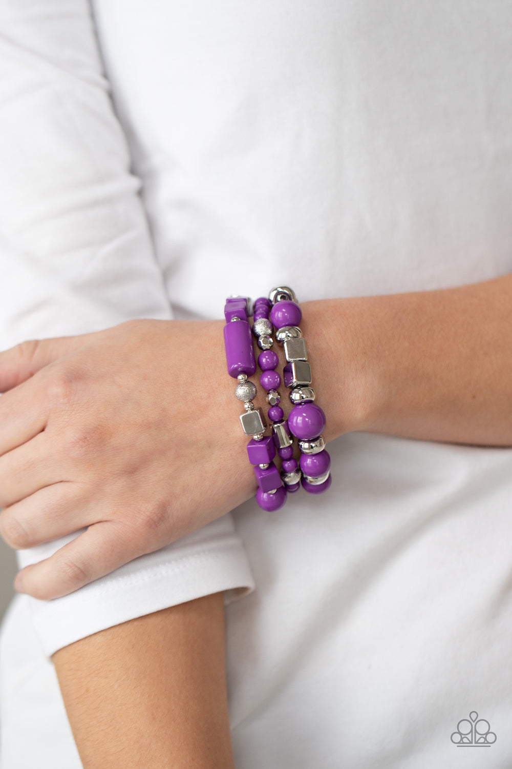 Perfectly Prismatic - Purple bracelet