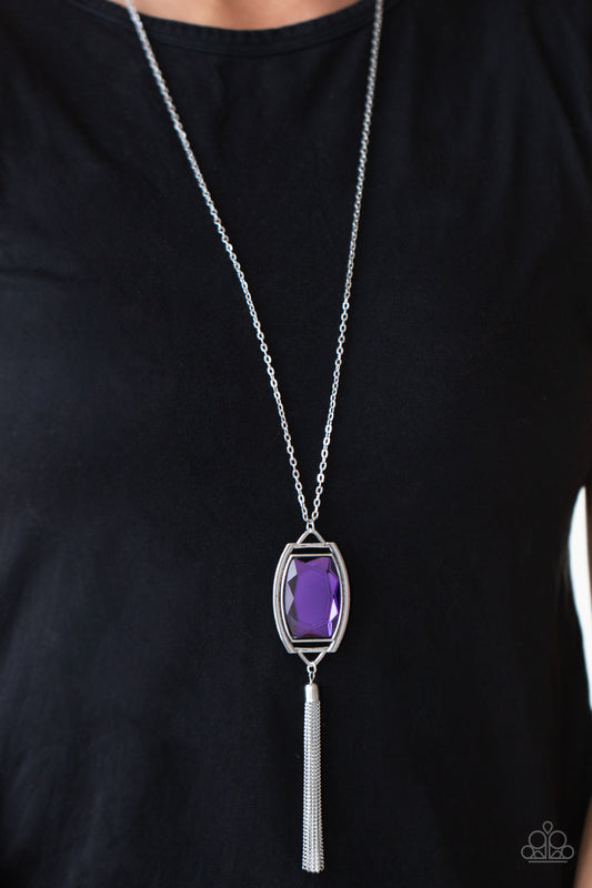 Timeless Talisman - Purple necklace