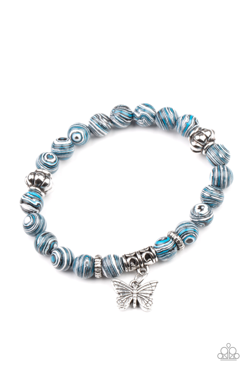 Butterfly Wishes - Blue  urban bracelet