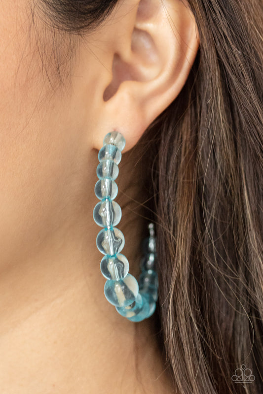 In The Clear - Blue earrings