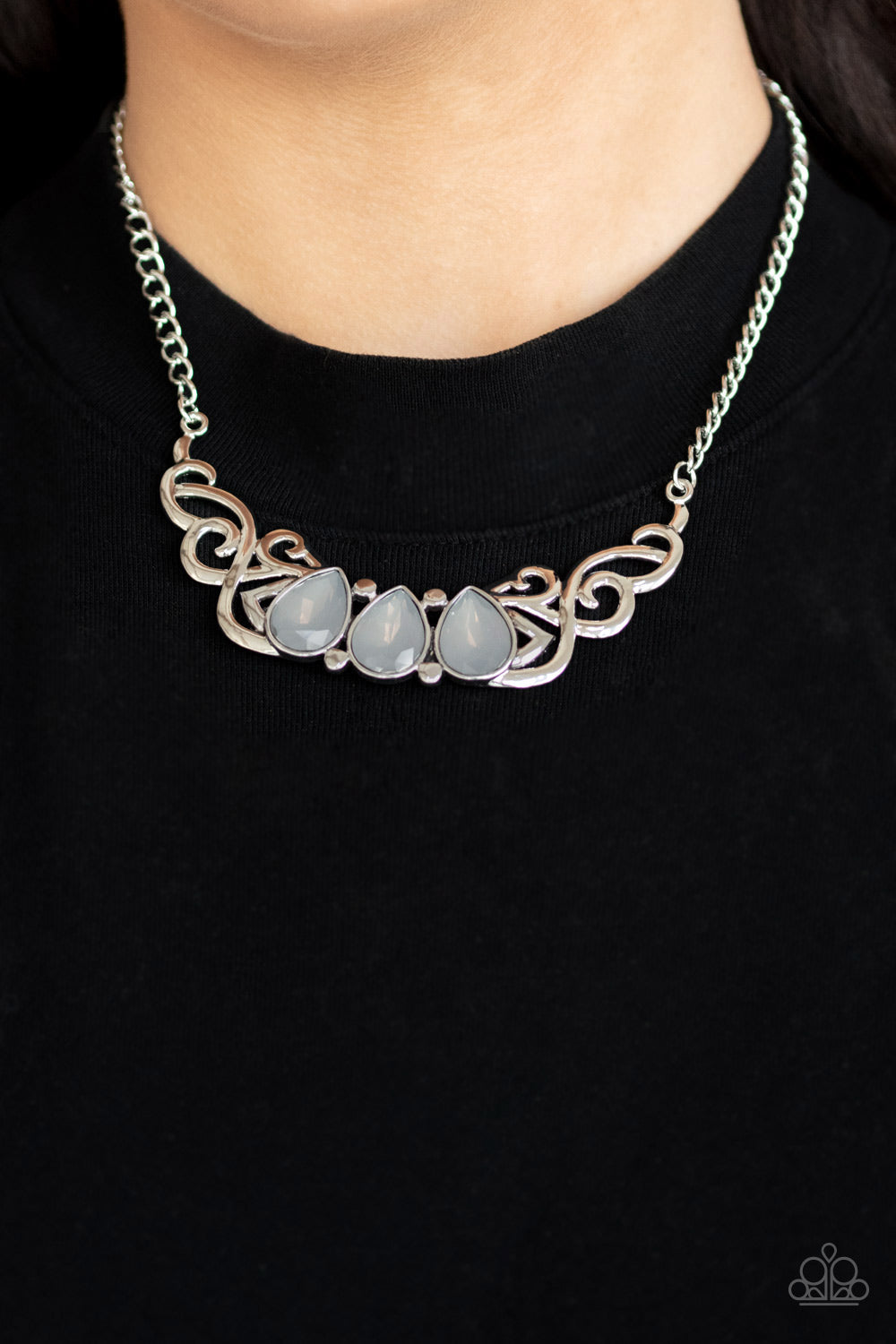 Heavenly Happenstance - Silver necklace