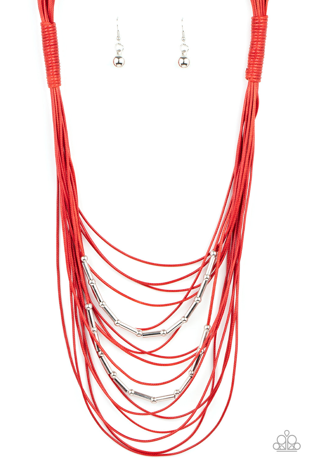 Nice CORD-ination - Red necklace