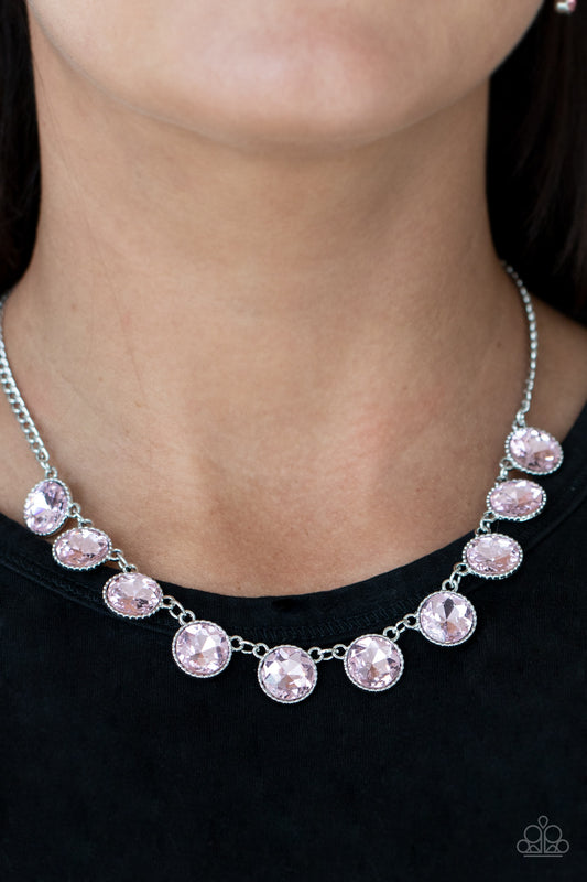 Mystical Majesty - Pink Necklace