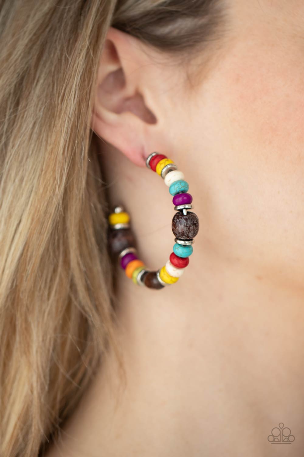 Definitely Down-To-Earth - Multi earrings