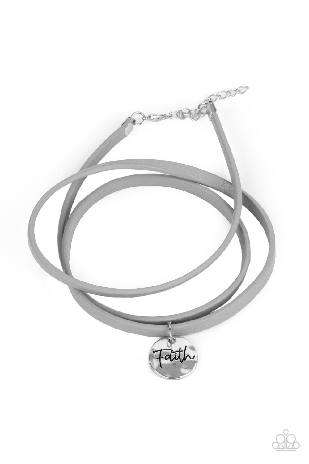 Wonderfully Worded - Silver bracelet