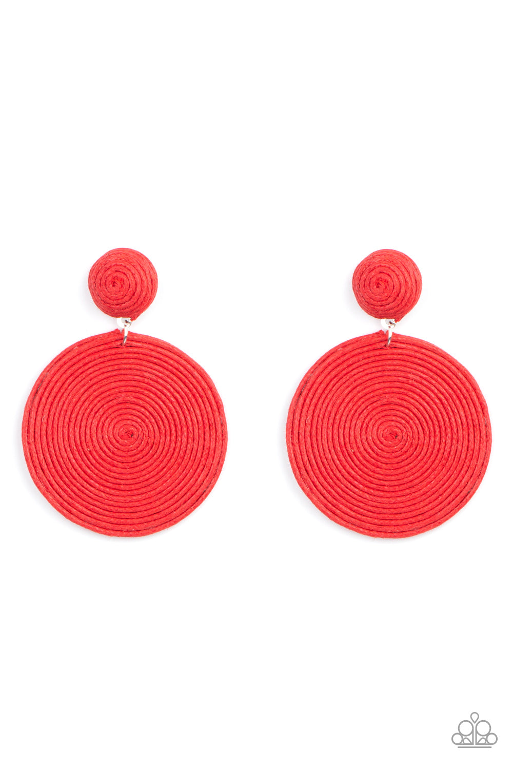 Circulate The Room - Red earrings